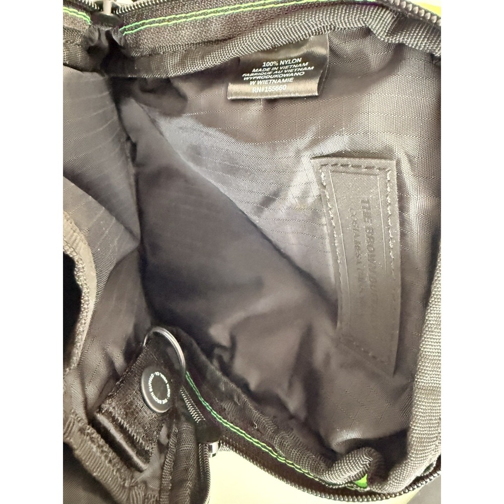 New The Brown Buffalo Conceal Sling Lime Green STORMPROOF Nylon Crossbody Sample - Picture 9 of 13